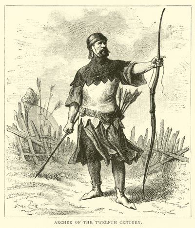 12. századi íjász alkotó: English School