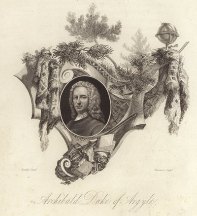 Archibald Campbell, Argyll harmadik hercege, skót politikus, ügyvéd és katona (metszet) alkotó: English School