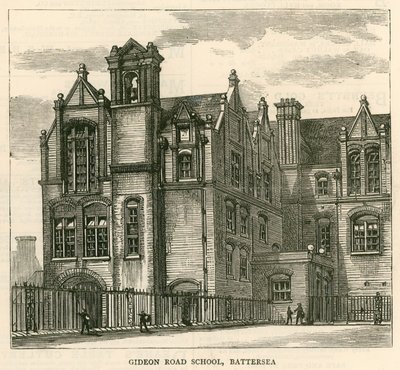 A London School Board felépítése: Gideon Road School, Battersea, London alkotó: English School