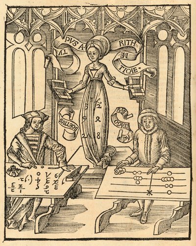 Aritmetika Gregor Reisch Margarita filozófiájából alkotó: English School