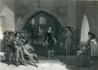 Lord Strafford letartóztatása, 1640 alkotó: English School