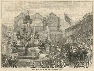 A walesi herceg érkezése a Bethnal Green Múzeumba alkotó: English School