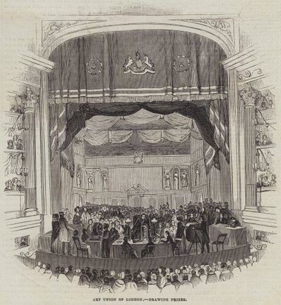 Londoni Art Union, Rajzdíjak (metszet) alkotó: English School