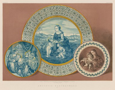 Művészi cserépedény alkotó: English School