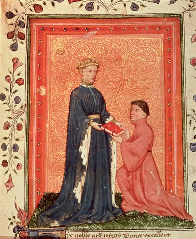 Arundel 38 f.37 Thomas Hoccleve bemutatja 