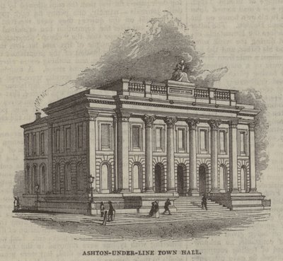 Ashton-under-Lyne városháza alkotó: English School