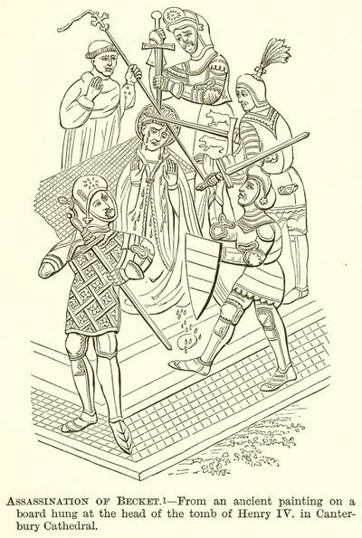 Becket meggyilkolása alkotó: English School