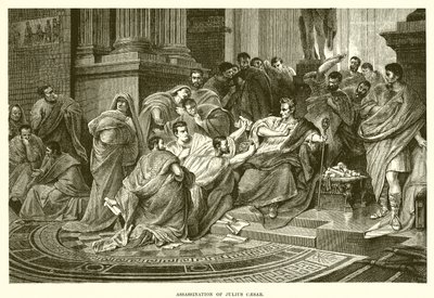 Julius Caesar meggyilkolása alkotó: English School