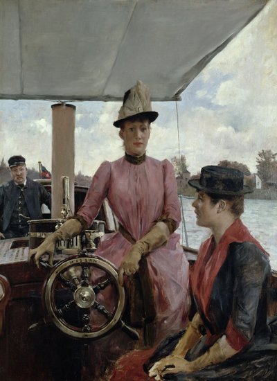 A kormányon – Hölgyek a Hassan Riverboat fedélzetén alkotó: English School