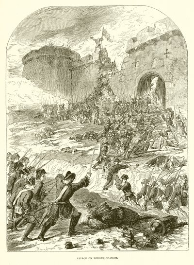 Támadás a Bergen-Op-Zoom ellen alkotó: English School