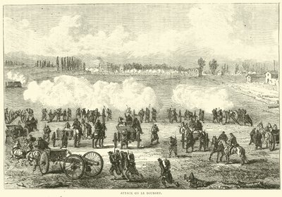 Támadás Le Bourget ellen, 1870. december alkotó: English School
