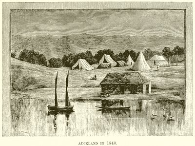Auckland 1840-ben alkotó: English School