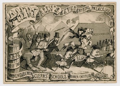 Sallys Levee néni, Crystal Palace, 1861. június 15 alkotó: English School