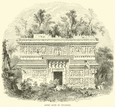 Azték romok Yucatanban alkotó: English School
