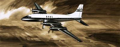 A BOAC Whispering Giant, a Bristol Britannia alkotó: English School