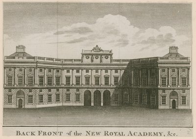 Az új Királyi Akadémia hátulja alkotó: English School