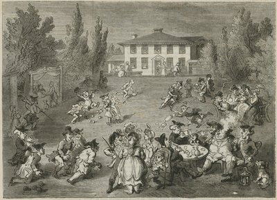 Bagnigge Wells House és Tea Gardens alkotó: English School
