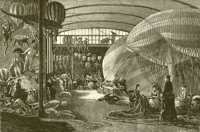 Léggömbgyár Párizsban alkotó: English School