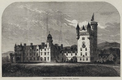 Balmoral kastély (metszet) alkotó: English School