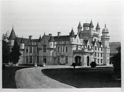 Balmoral kastély (litho) alkotó: English School