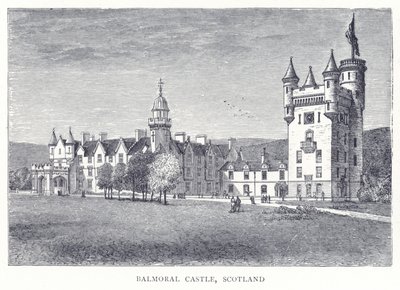 Balmoral kastély, Skócia alkotó: English School