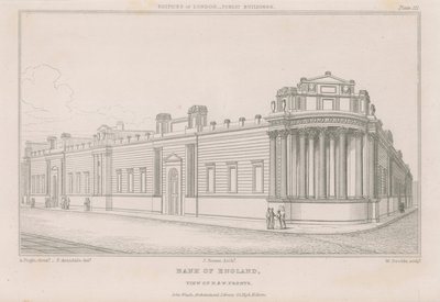 A Bank of England, Sir John Soanes fronton alkotó: English School