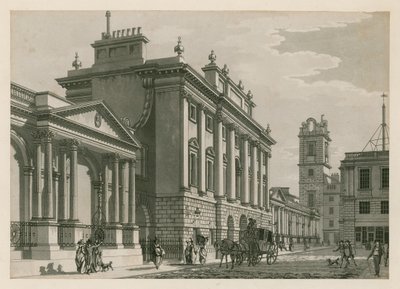 Bank of England, West Wing, Sir Robert Taylor hozzáadta, 1783 alkotó: English School