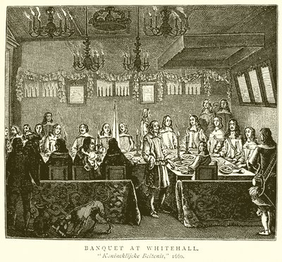 Bankett a Whitehallban alkotó: English School