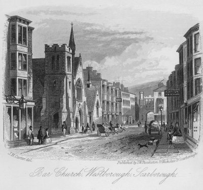 Bar Church, Westborough, Scarborough (metszet) alkotó: English School