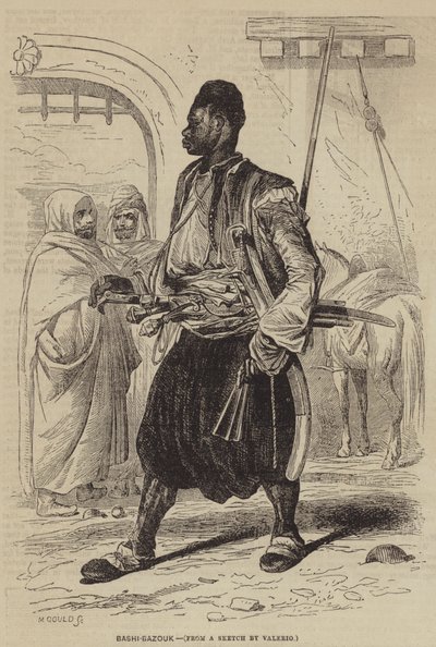 Bashi-Bazouk (metszet) alkotó: English School