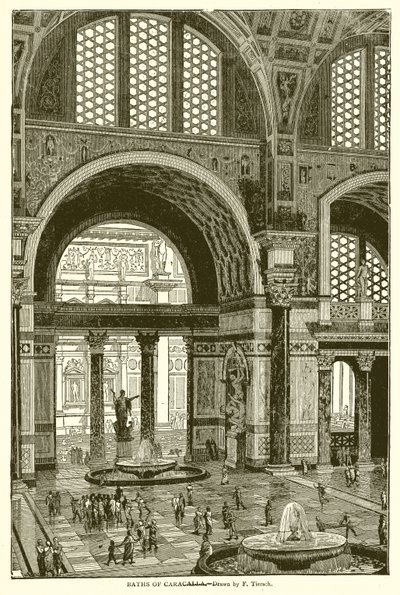 Caracalla fürdői alkotó: English School