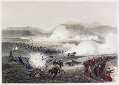 Battle Of Kars (színes metszet) alkotó: English School