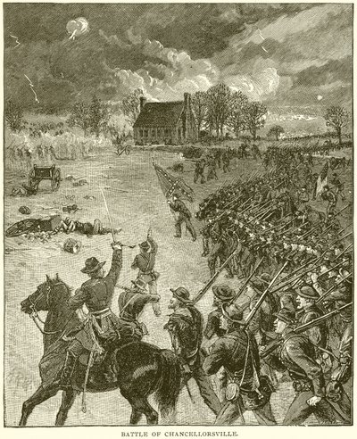 Chancellorsville-i csata alkotó: English School