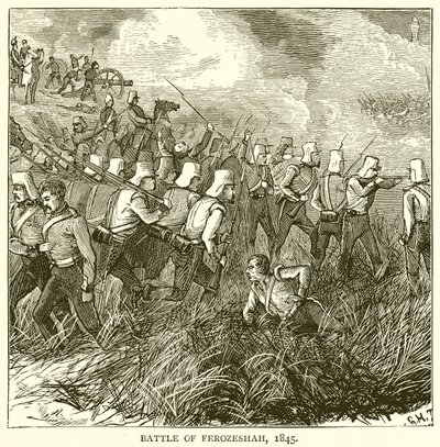 Ferozesah-i csata, 1845 alkotó: English School