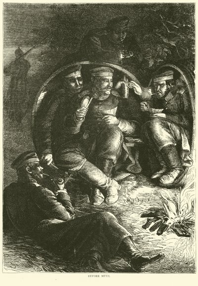 Metz előtt, 1870. október alkotó: English School