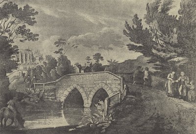 Beggars Bridge, 1796 (mélynyomás) alkotó: English School