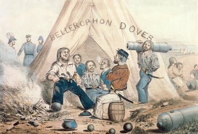 Bellerophon Doves, Sailors Camping Before Sebastopol, 1854-ben megjelent alkotó: English School