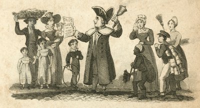 Harangozó (metszet) alkotó: English School