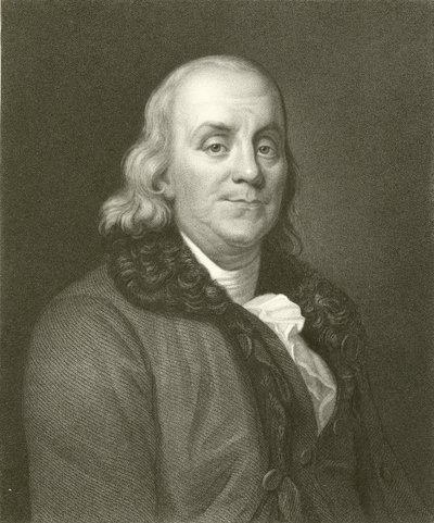 Benjamin Franklin alkotó: English School
