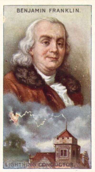 Benjamin Franklin, fényvezető alkotó: English School