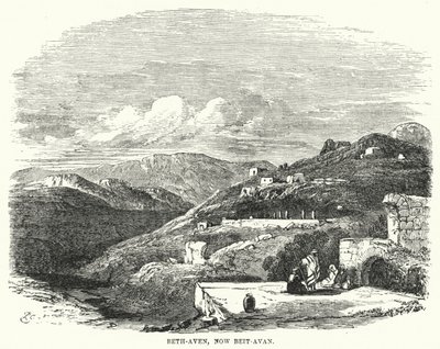 Beth-Aven, most Beit-Avan (metszet) alkotó: English School