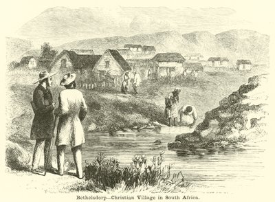 Bethelsdorp, keresztény falu Dél-Afrikában alkotó: English School