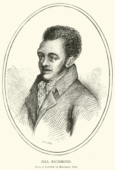 Bill Richmond, Hillman portréjából alkotó: English School