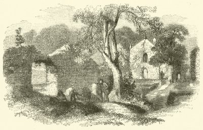 Bindon Abbey (metszet) alkotó: English School