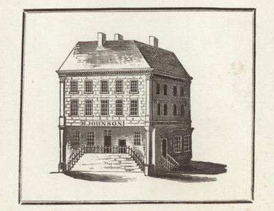 Dr. Johnson születési helye, Litchfield, Staffordshire alkotó: English School