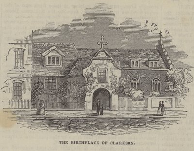 Thomas Clarkson, a rabszolgaság-ellenes kampányoló szülőhelye alkotó: English School