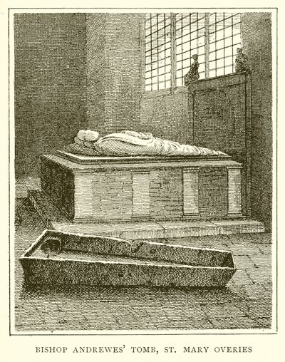 Andrewes püspök sírja, St. Mary Overies alkotó: English School