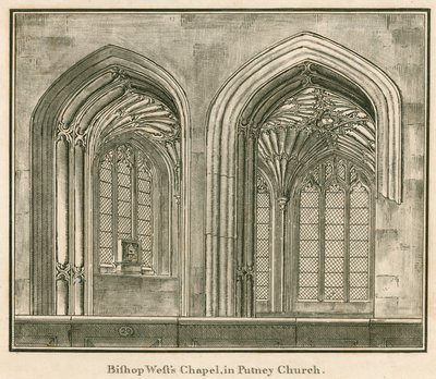 Bishop Wests Chapel, Putney Church, London alkotó: English School