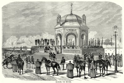 A vizek megáldása (metszet) alkotó: English School