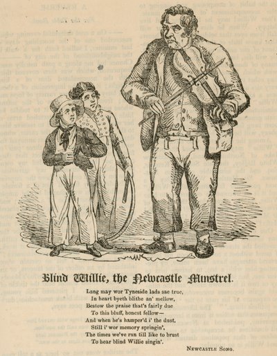 Vak Willie, a Newcastle Minstrel alkotó: English School